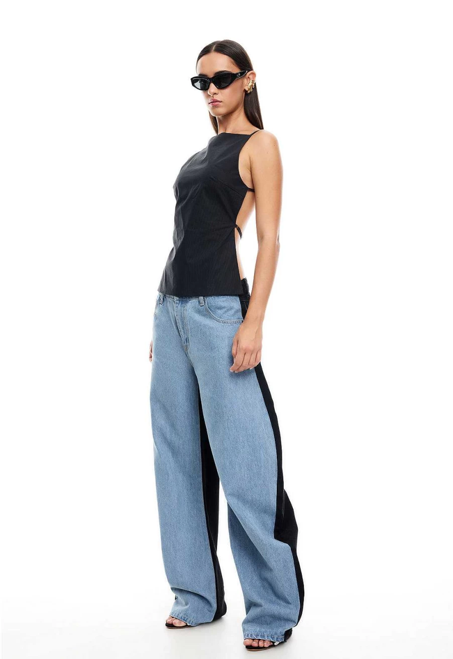 Lioness Women's Horseshoe High-Rise Slim Fit Jeans