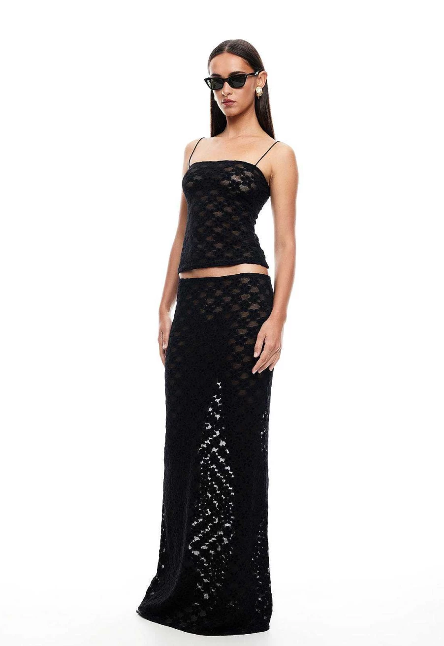 Lioness Women's Clairvoyant Maxi Skirt - Boho Flow Long Elegant High-Waisted Summer Skirt